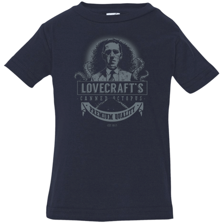 T-Shirts Navy / 6 Months Lovecraft Canned Octopus Infant Premium T-Shirt