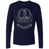 T-Shirts Midnight Navy / Small Lovecraft Canned Octopus Men's Premium Long Sleeve