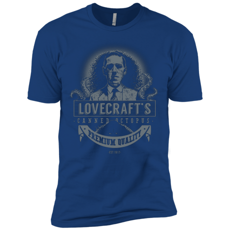 T-Shirts Royal / X-Small Lovecraft Canned Octopus Men's Premium T-Shirt