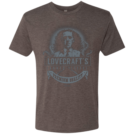 T-Shirts Macchiato / Small Lovecraft Canned Octopus Men's Triblend T-Shirt