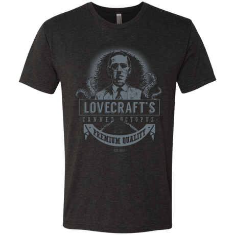 T-Shirts Vintage Black / Small Lovecraft Canned Octopus Men's Triblend T-Shirt