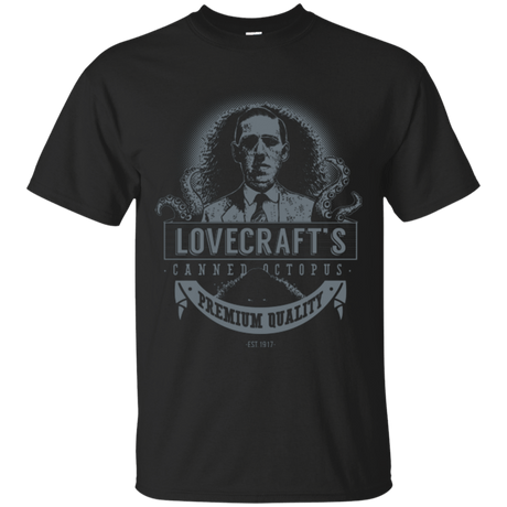 T-Shirts Black / Small Lovecraft Canned Octopus T-Shirt