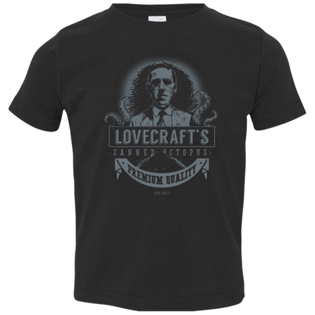 T-Shirts Black / 2T Lovecraft Canned Octopus Toddler Premium T-Shirt