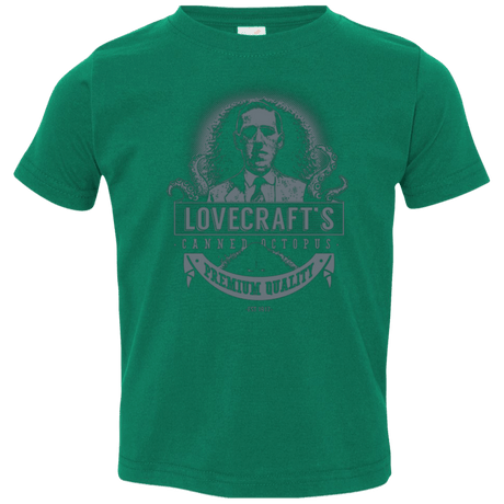 T-Shirts Kelly / 2T Lovecraft Canned Octopus Toddler Premium T-Shirt