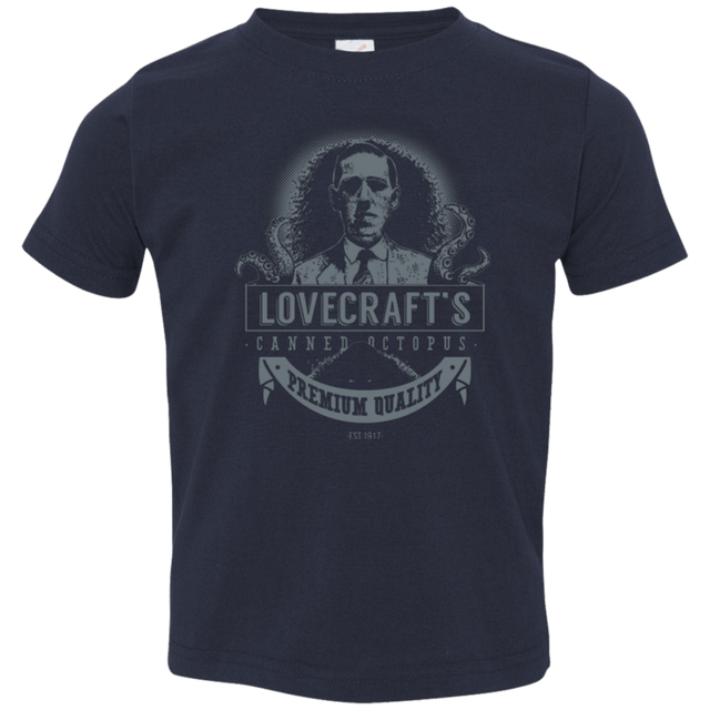 T-Shirts Navy / 2T Lovecraft Canned Octopus Toddler Premium T-Shirt