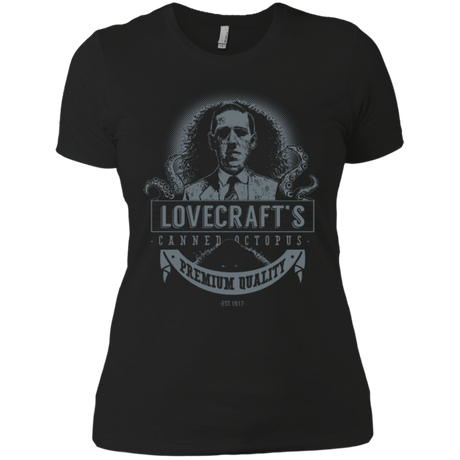 T-Shirts Black / X-Small Lovecraft Canned Octopus Women's Premium T-Shirt