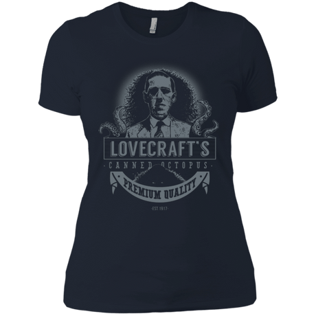 T-Shirts Midnight Navy / X-Small Lovecraft Canned Octopus Women's Premium T-Shirt
