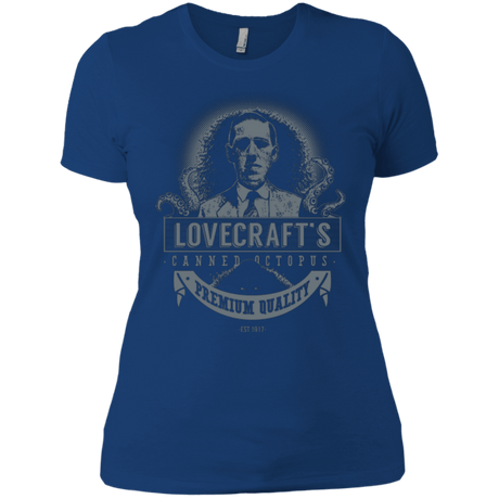 T-Shirts Royal / X-Small Lovecraft Canned Octopus Women's Premium T-Shirt