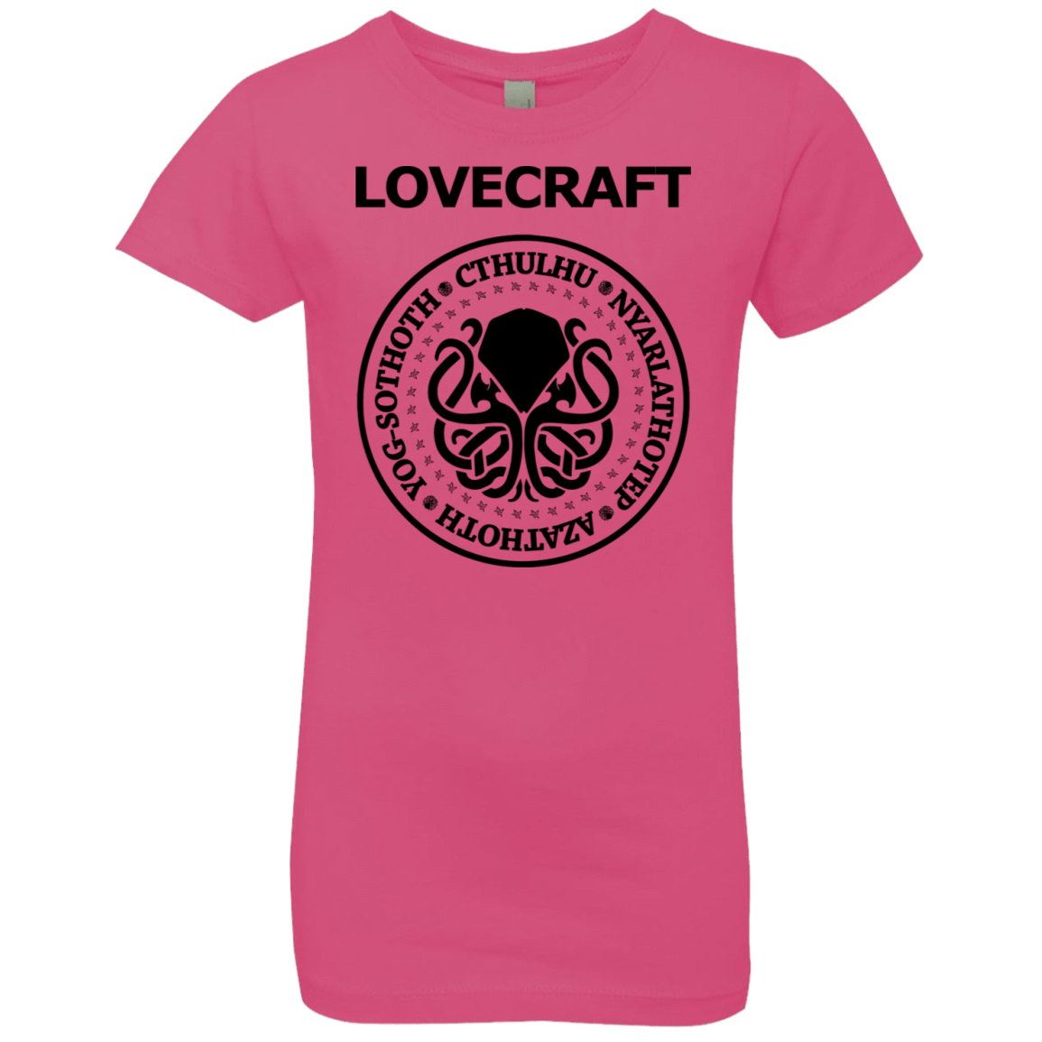 T-Shirts Hot Pink / YXS Lovecraft Girls Premium T-Shirt