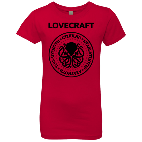 T-Shirts Red / YXS Lovecraft Girls Premium T-Shirt