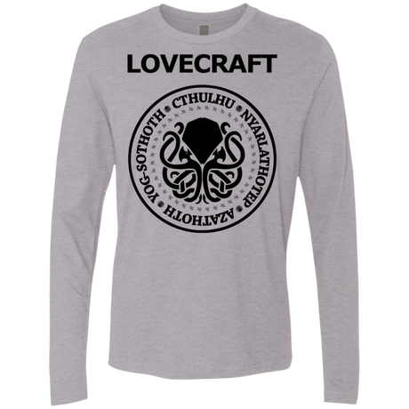 T-Shirts Heather Grey / S Lovecraft Men's Premium Long Sleeve