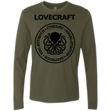 T-Shirts Military Green / S Lovecraft Men's Premium Long Sleeve