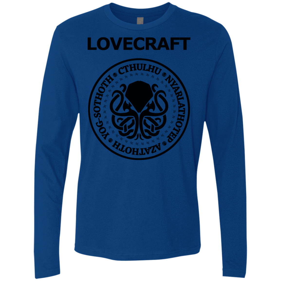 T-Shirts Royal / S Lovecraft Men's Premium Long Sleeve