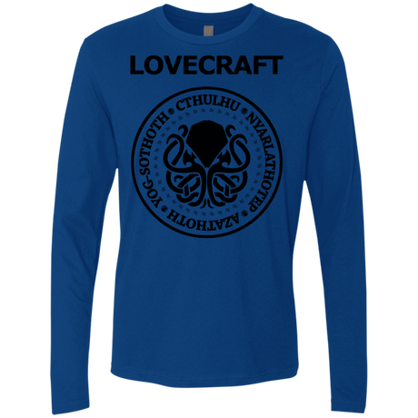 T-Shirts Royal / S Lovecraft Men's Premium Long Sleeve