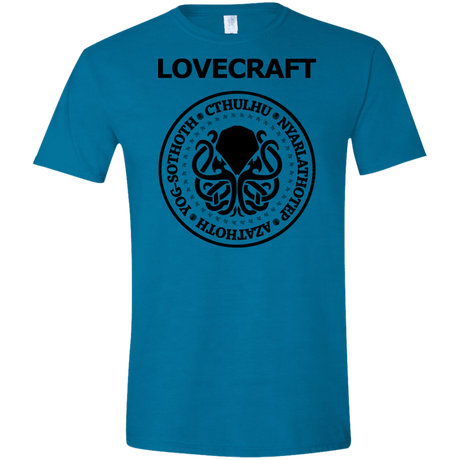 T-Shirts Antique Sapphire / S Lovecraft Men's Semi-Fitted Softstyle