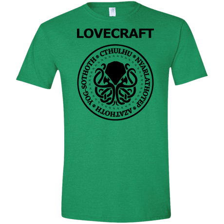 T-Shirts Heather Irish Green / S Lovecraft Men's Semi-Fitted Softstyle