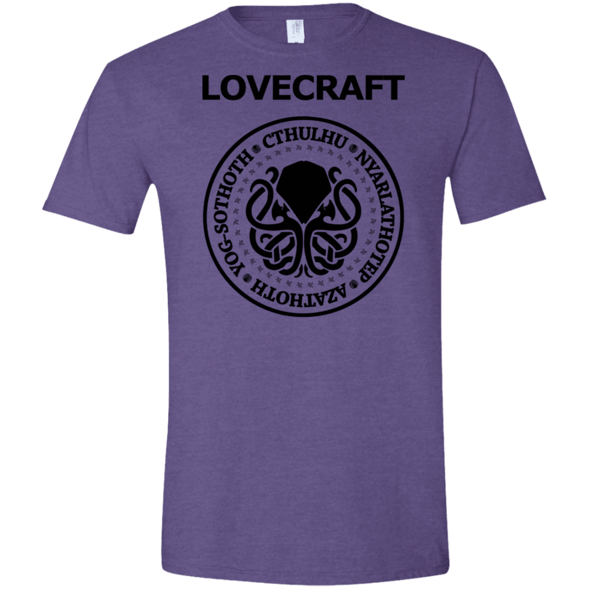 T-Shirts Heather Purple / S Lovecraft Men's Semi-Fitted Softstyle