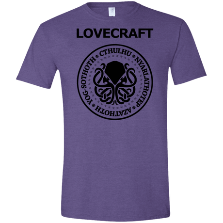 T-Shirts Heather Purple / S Lovecraft Men's Semi-Fitted Softstyle