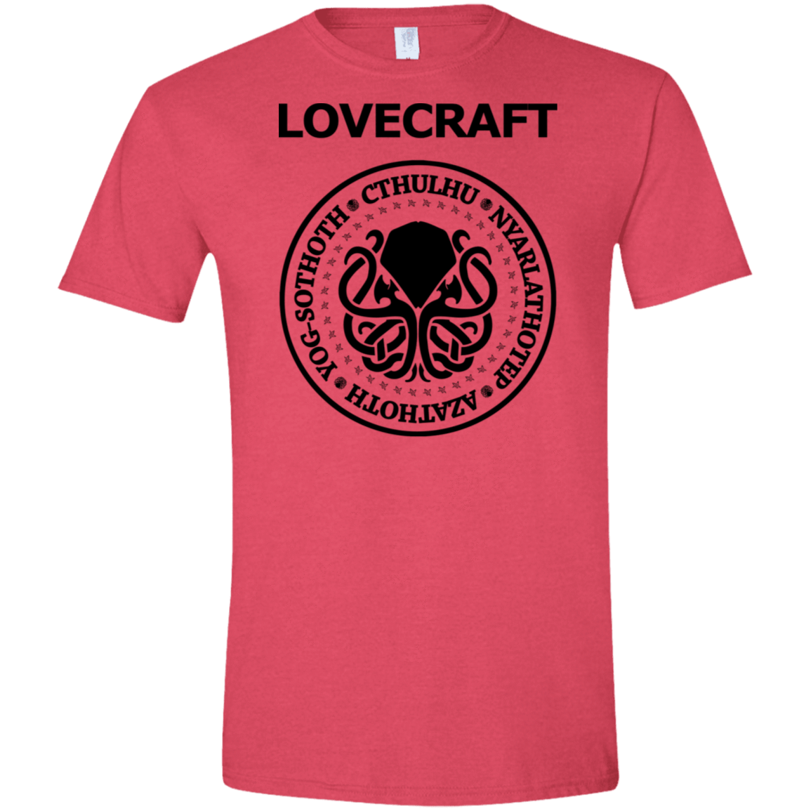 T-Shirts Heather Red / S Lovecraft Men's Semi-Fitted Softstyle