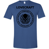 T-Shirts Heather Royal / X-Small Lovecraft Men's Semi-Fitted Softstyle
