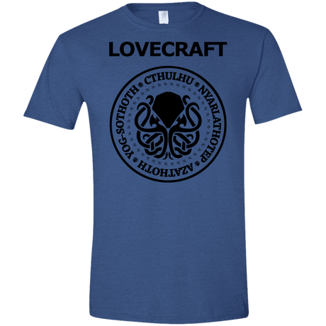 T-Shirts Heather Royal / X-Small Lovecraft Men's Semi-Fitted Softstyle
