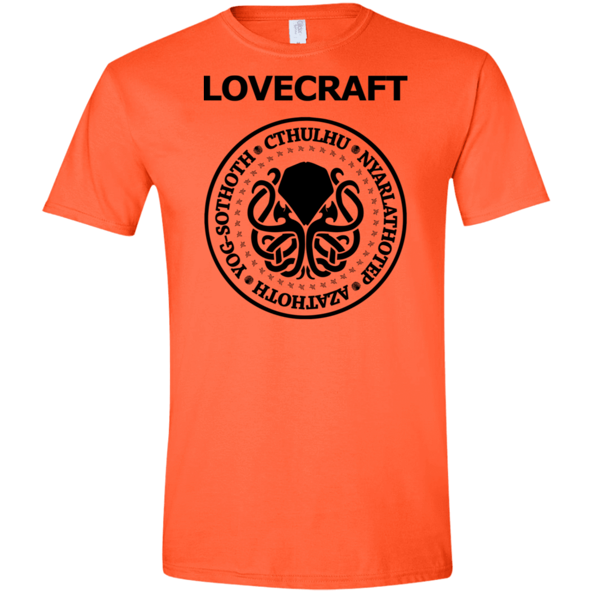 T-Shirts Orange / S Lovecraft Men's Semi-Fitted Softstyle