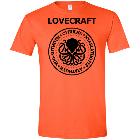 T-Shirts Orange / S Lovecraft Men's Semi-Fitted Softstyle