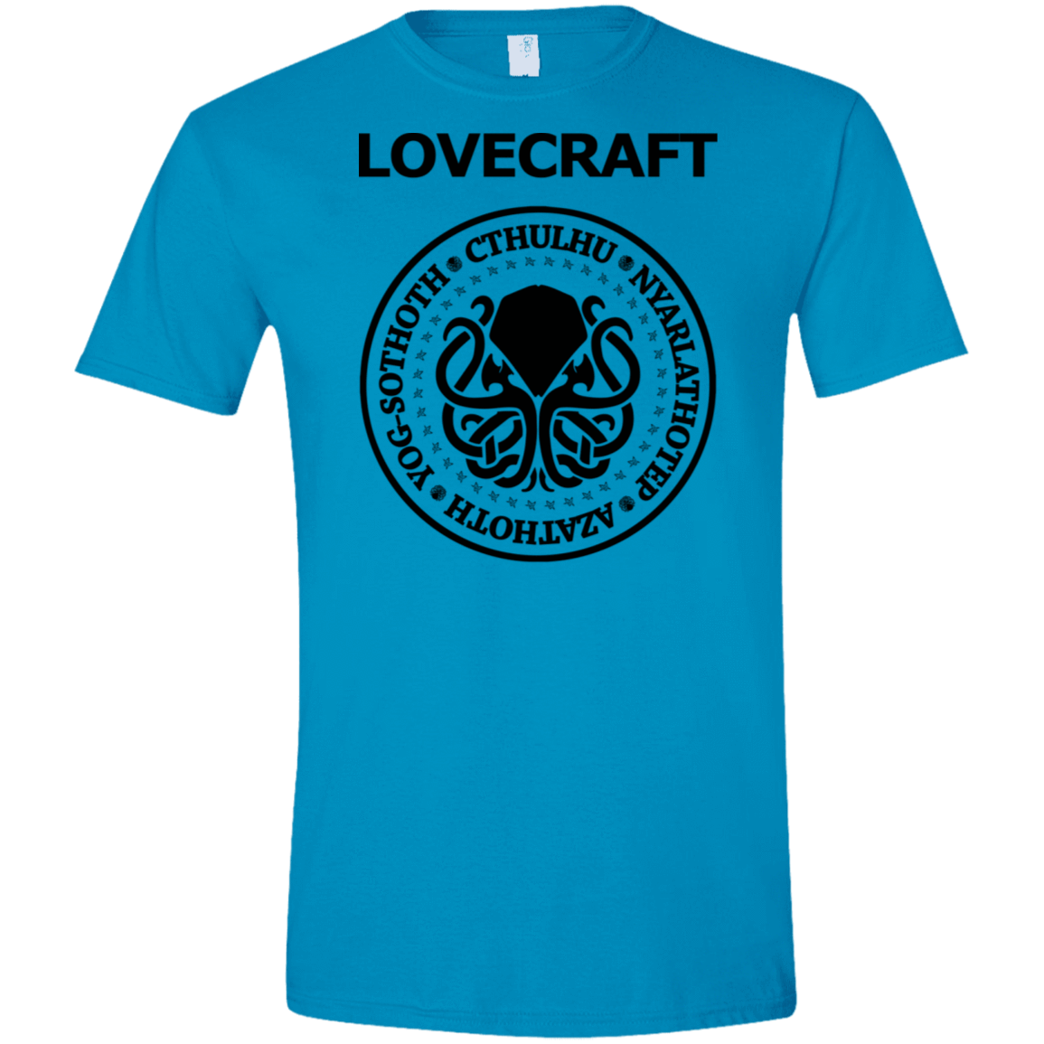 T-Shirts Sapphire / S Lovecraft Men's Semi-Fitted Softstyle