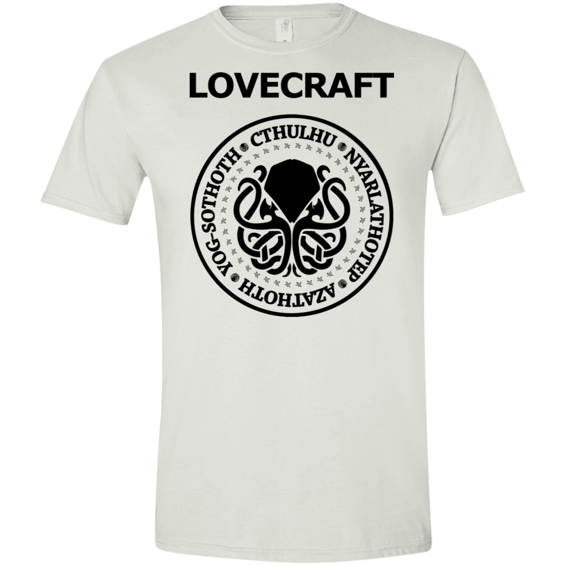 T-Shirts White / X-Small Lovecraft Men's Semi-Fitted Softstyle