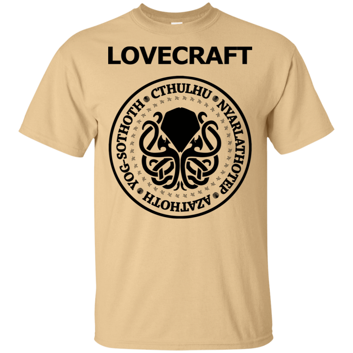 T-Shirts Vegas Gold / S Lovecraft T-Shirt