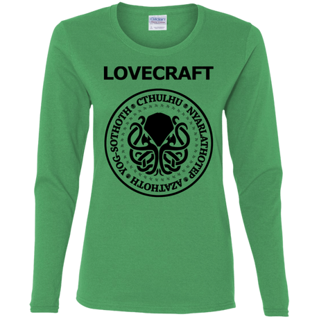 T-Shirts Irish Green / S Lovecraft Women's Long Sleeve T-Shirt