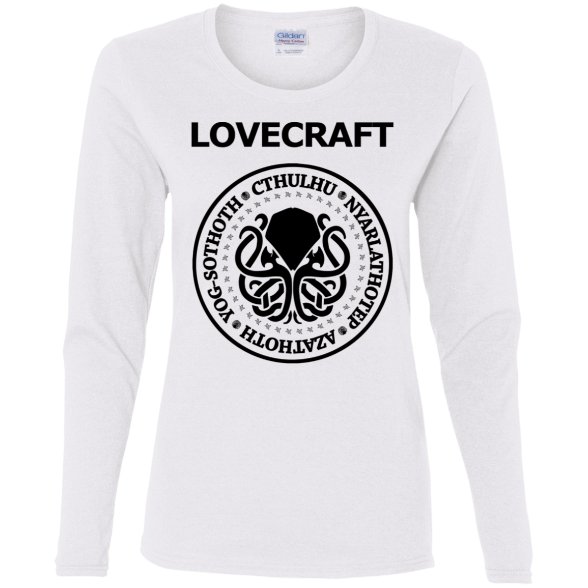 T-Shirts White / S Lovecraft Women's Long Sleeve T-Shirt