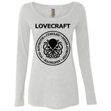 T-Shirts Heather White / S Lovecraft Women's Triblend Long Sleeve Shirt