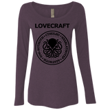 T-Shirts Vintage Purple / S Lovecraft Women's Triblend Long Sleeve Shirt