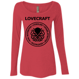 T-Shirts Vintage Red / S Lovecraft Women's Triblend Long Sleeve Shirt