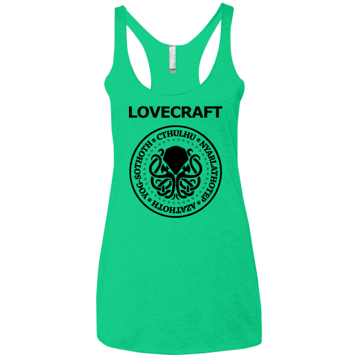 T-Shirts Envy / X-Small Lovecraft Women's Triblend Racerback Tank