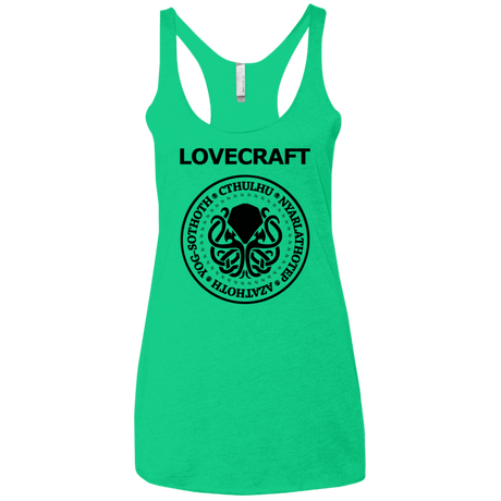 T-Shirts Envy / X-Small Lovecraft Women's Triblend Racerback Tank