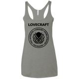 T-Shirts Venetian Grey / X-Small Lovecraft Women's Triblend Racerback Tank