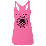 T-Shirts Vintage Pink / X-Small Lovecraft Women's Triblend Racerback Tank