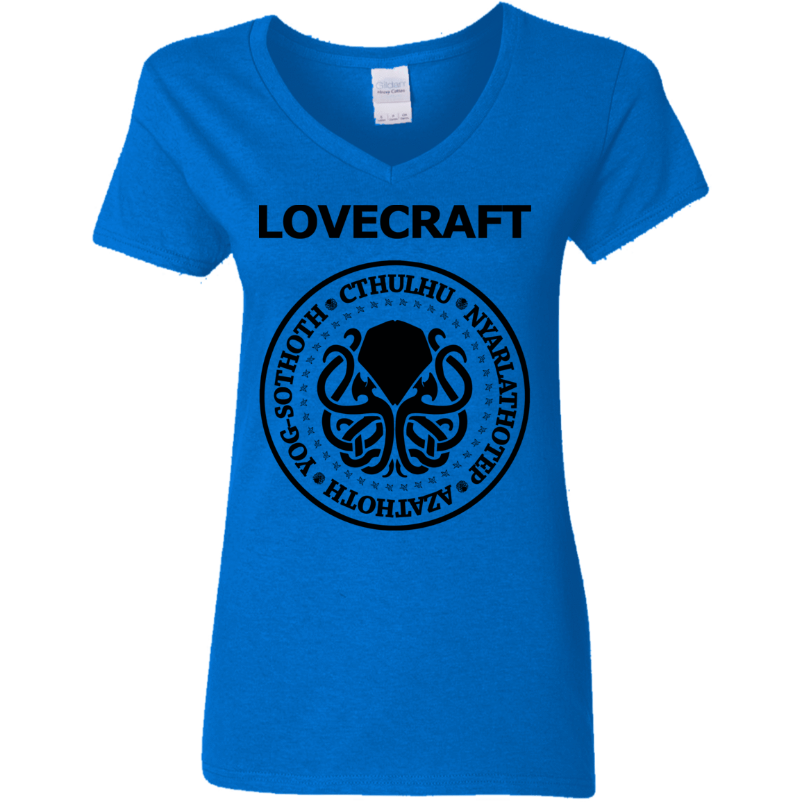 T-Shirts Royal / S Lovecraft Women's V-Neck T-Shirt