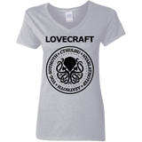 T-Shirts Sport Grey / S Lovecraft Women's V-Neck T-Shirt