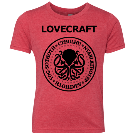 T-Shirts Vintage Red / YXS Lovecraft Youth Triblend T-Shirt