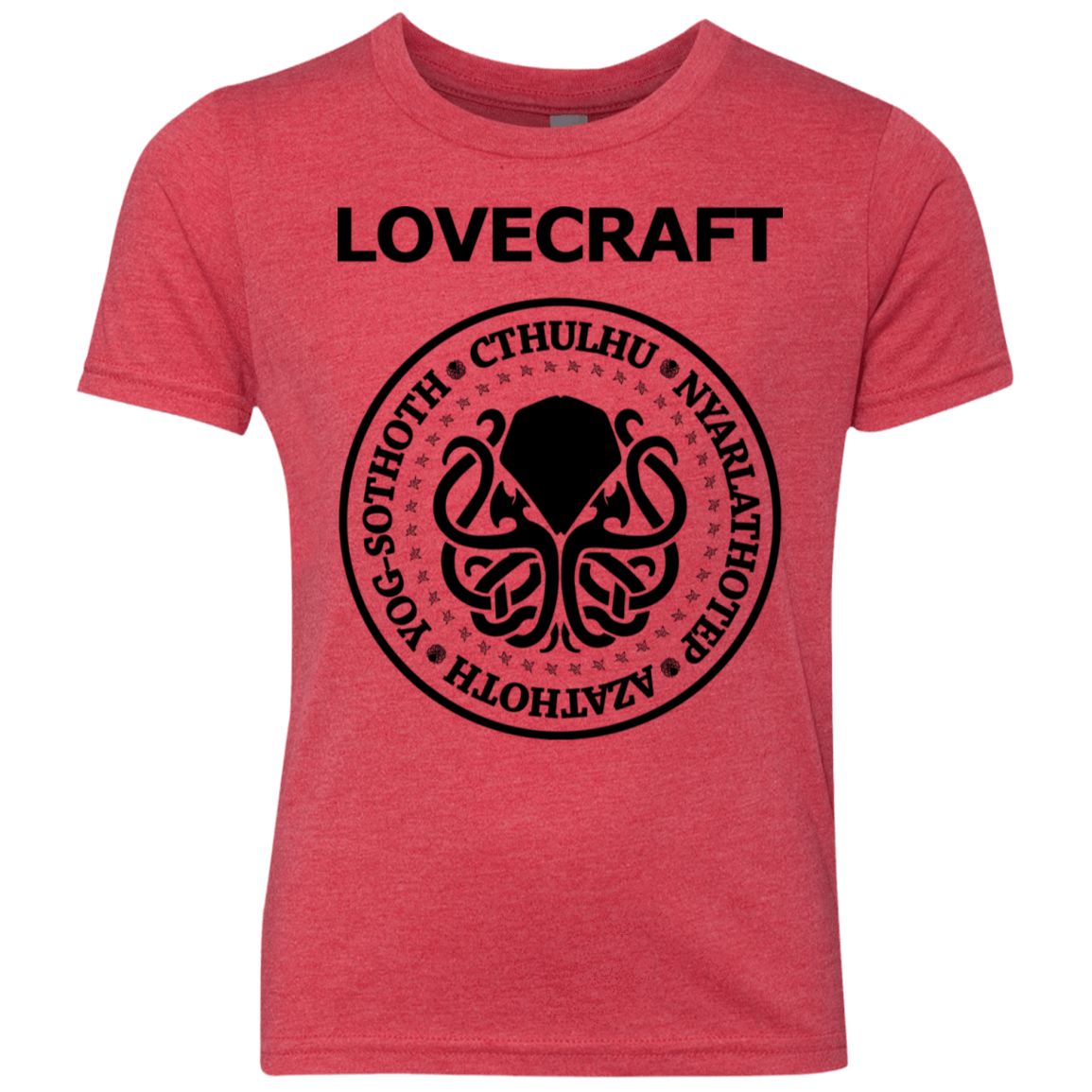 T-Shirts Vintage Red / YXS Lovecraft Youth Triblend T-Shirt