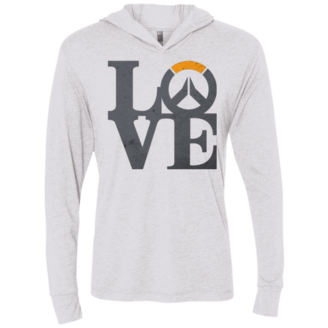 T-Shirts Heather White / X-Small Loverwatch Triblend Long Sleeve Hoodie Tee