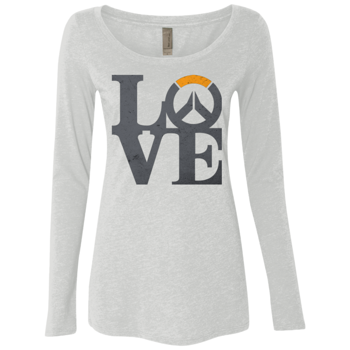 T-Shirts Heather White / Small Loverwatch Women's Triblend Long Sleeve Shirt