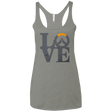 T-Shirts Venetian Grey / X-Small Loverwatch Women's Triblend Racerback Tank