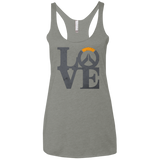 T-Shirts Venetian Grey / X-Small Loverwatch Women's Triblend Racerback Tank