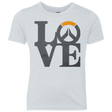 T-Shirts Heather White / YXS Loverwatch Youth Triblend T-Shirt