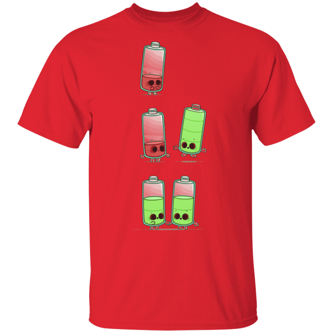 T-Shirts Red / S Low Battery T-Shirt