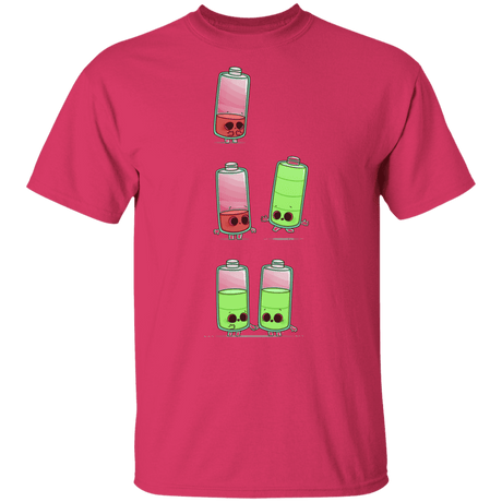 T-Shirts Heliconia / YXS Low Battery Youth T-Shirt